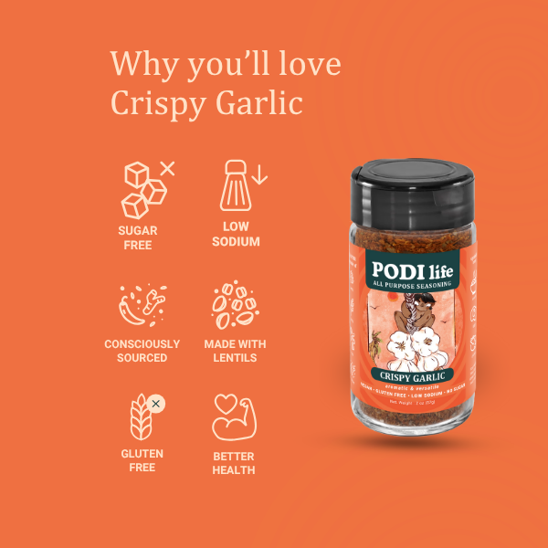 Podi, Crispy Garlic