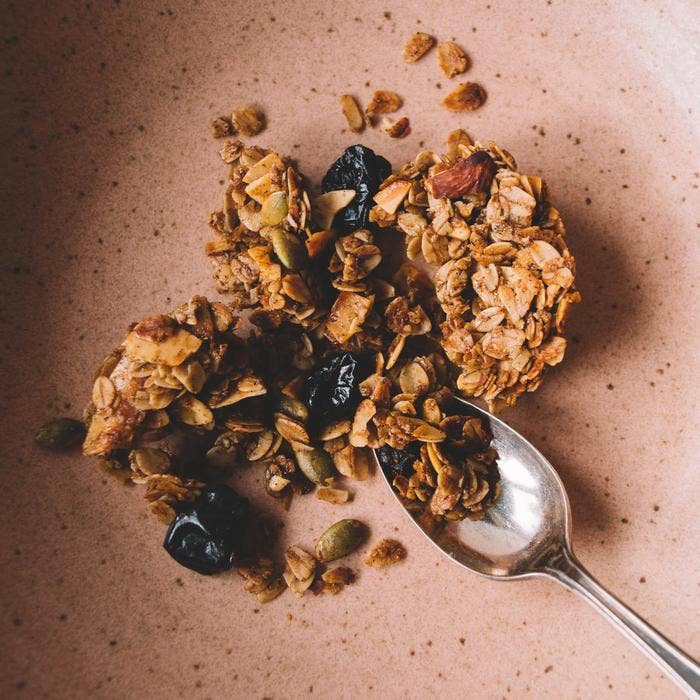 Vanilla Bean Granola with Sour Cherries