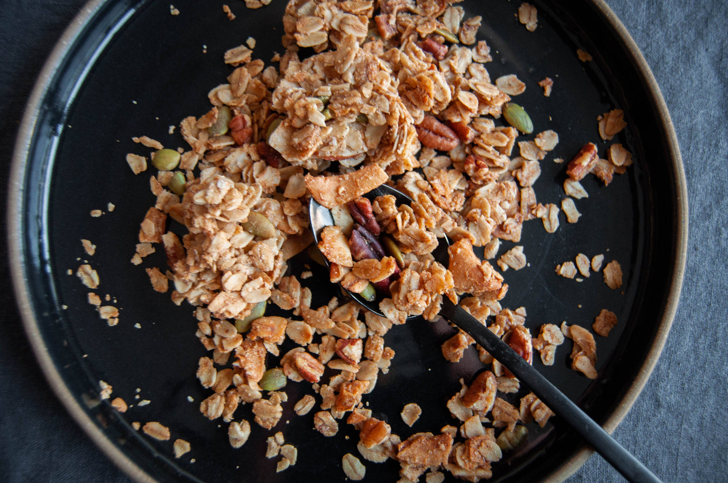 Maple Pecan Granola with Sea Salt