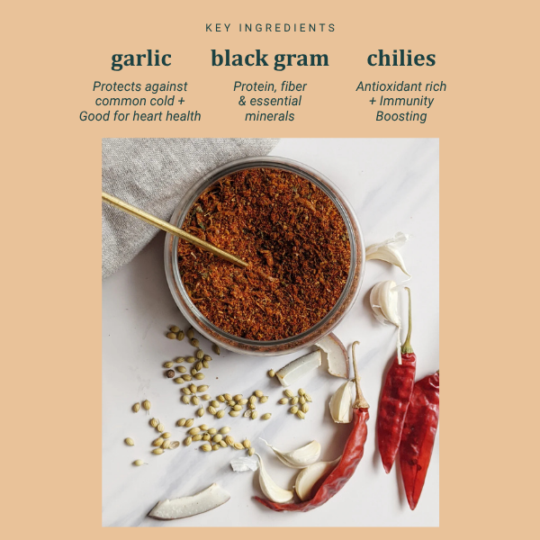 Podi, Crispy Garlic