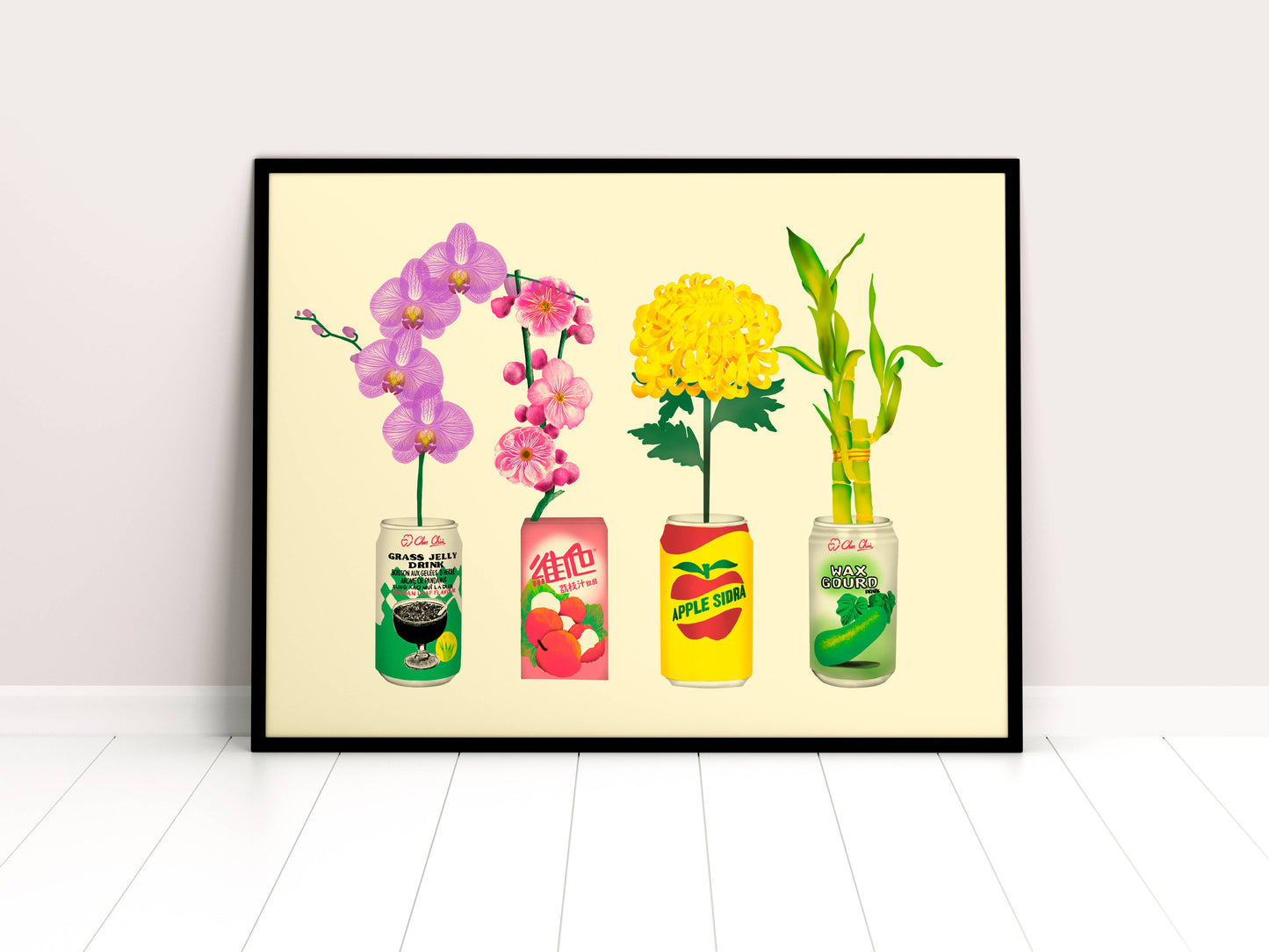 Mahjong Flowers Art Print