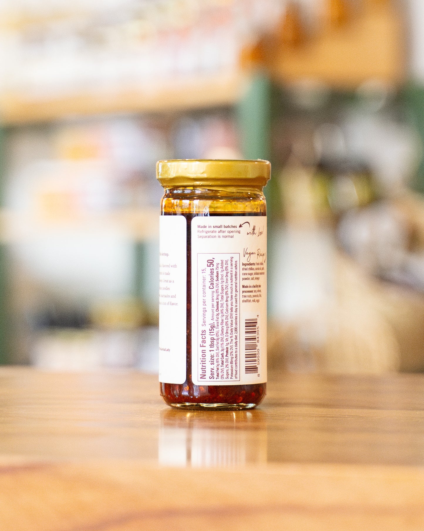 Hot Chilli Sambal, Vegan