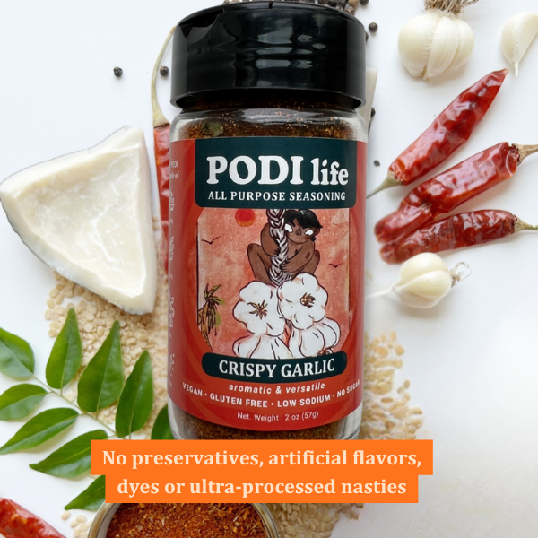 Podi, Crispy Garlic