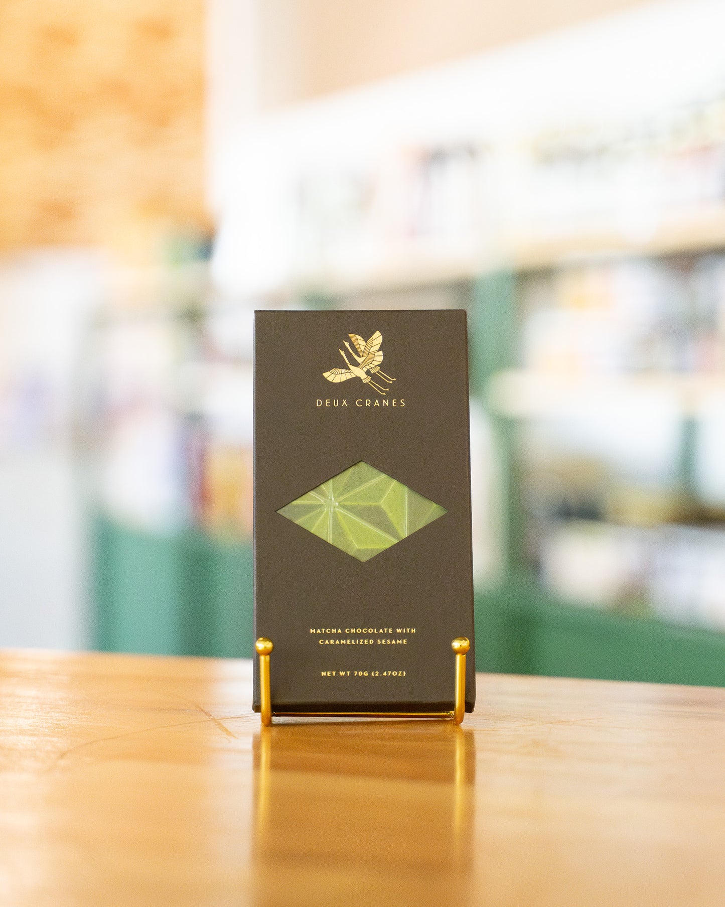 Matcha Chocolate with Caramelized Sesame