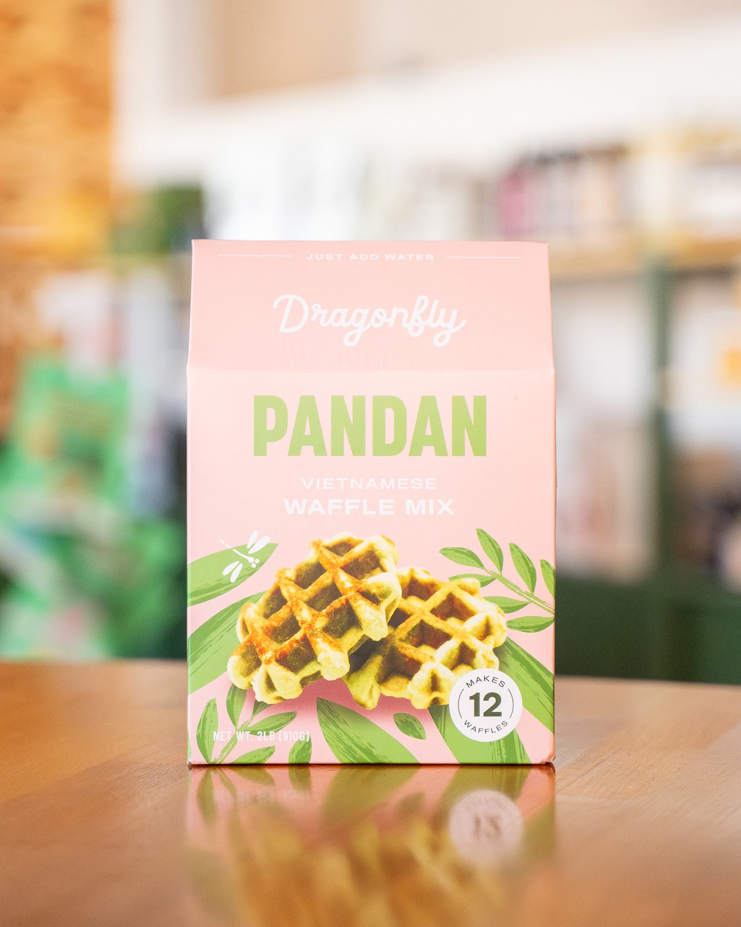 Vietnamese Style Waffle Mix, Pandan