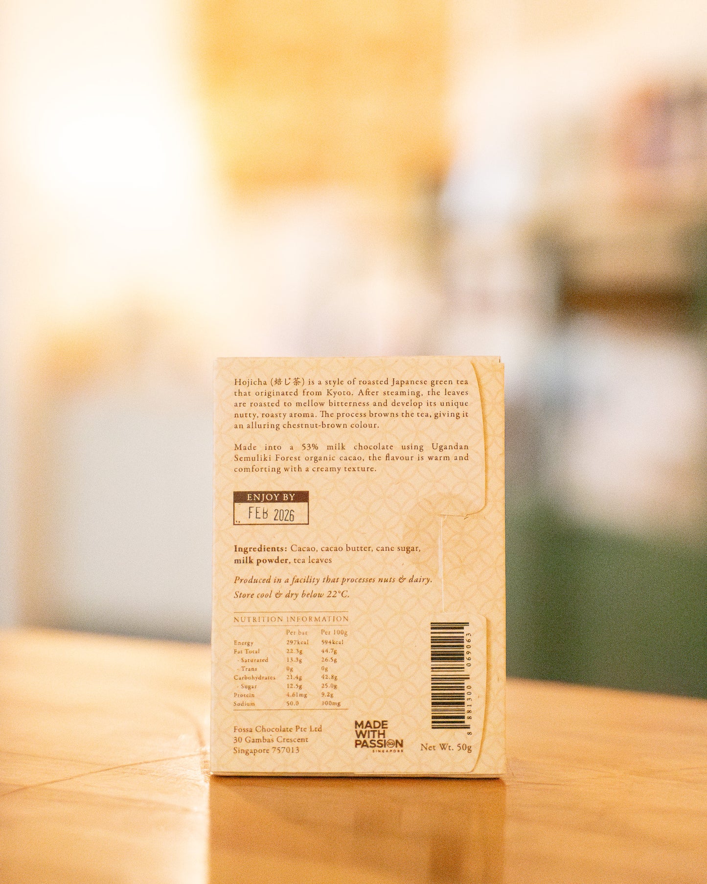 Uji Houjicha Tea Chocolate