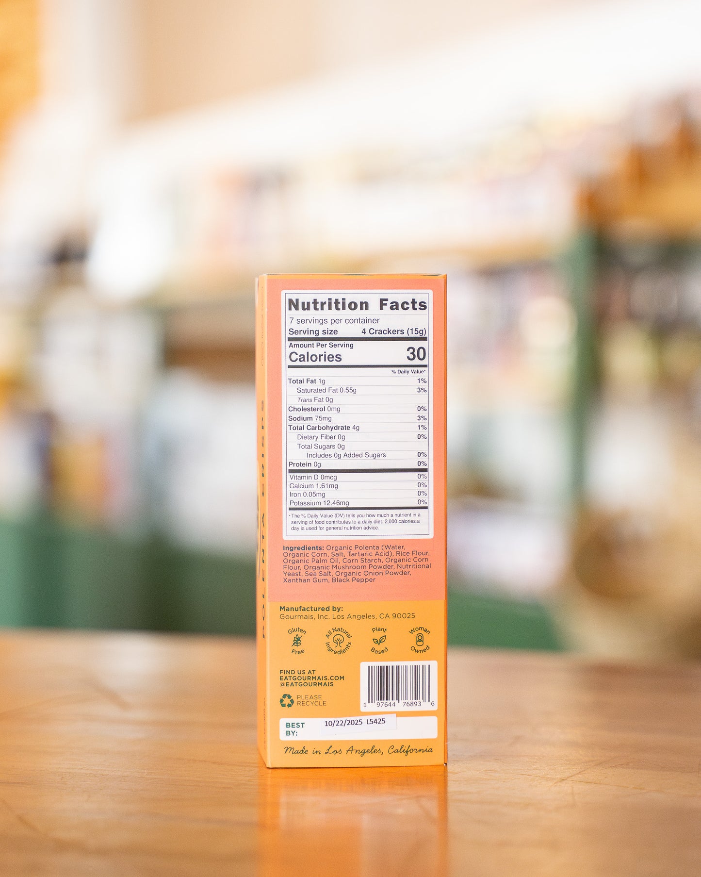 Polenta Crisps, Porcini Mushroom