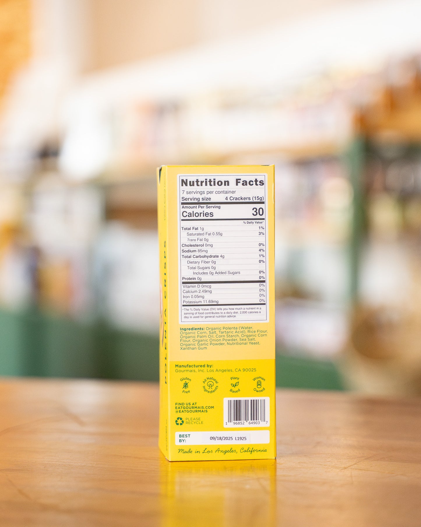 Polenta Crisps, Mediterranean Sea Salt