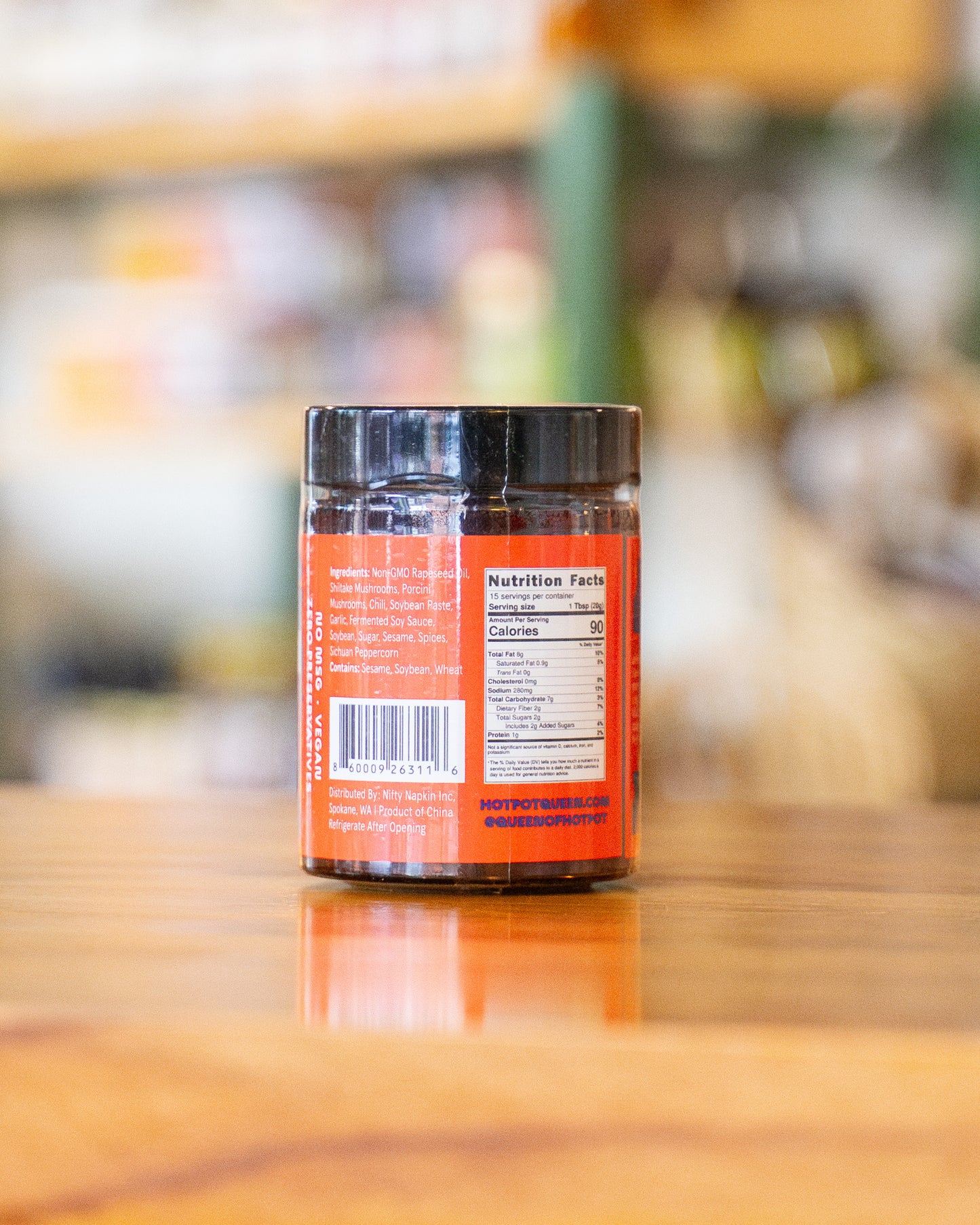Tingly Mala Wild Mushroom Chili Sauce