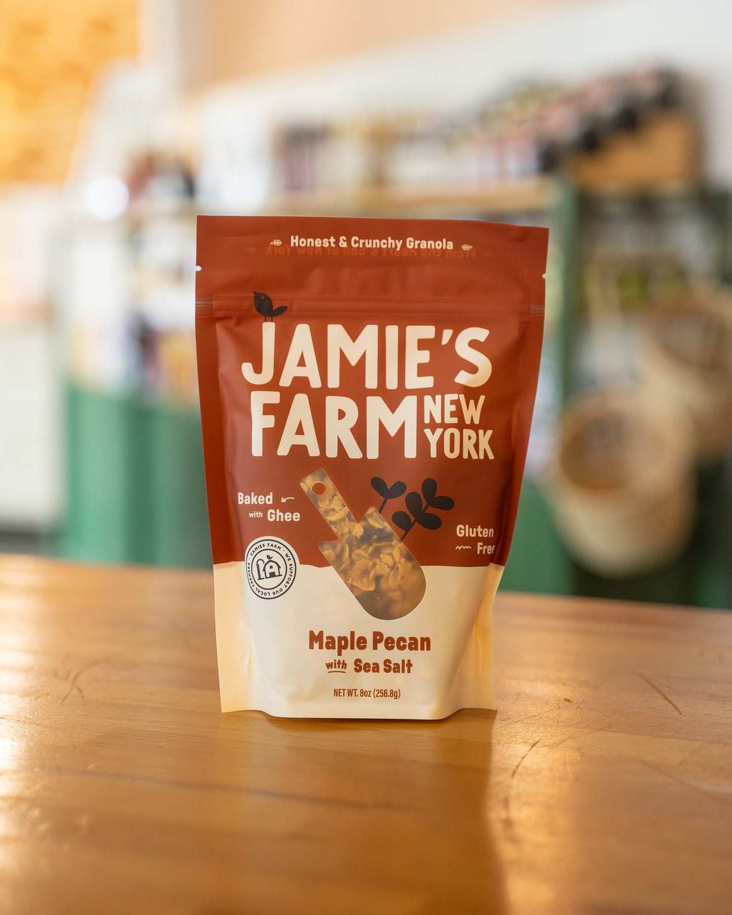Maple Pecan Granola with Sea Salt