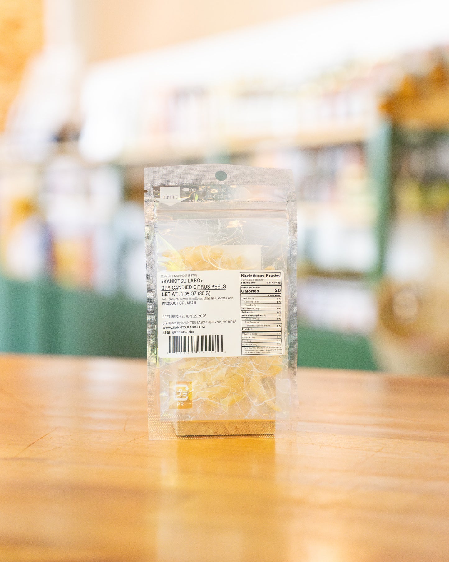 Dry Candied Citrus Peels, Setouchi Lemon