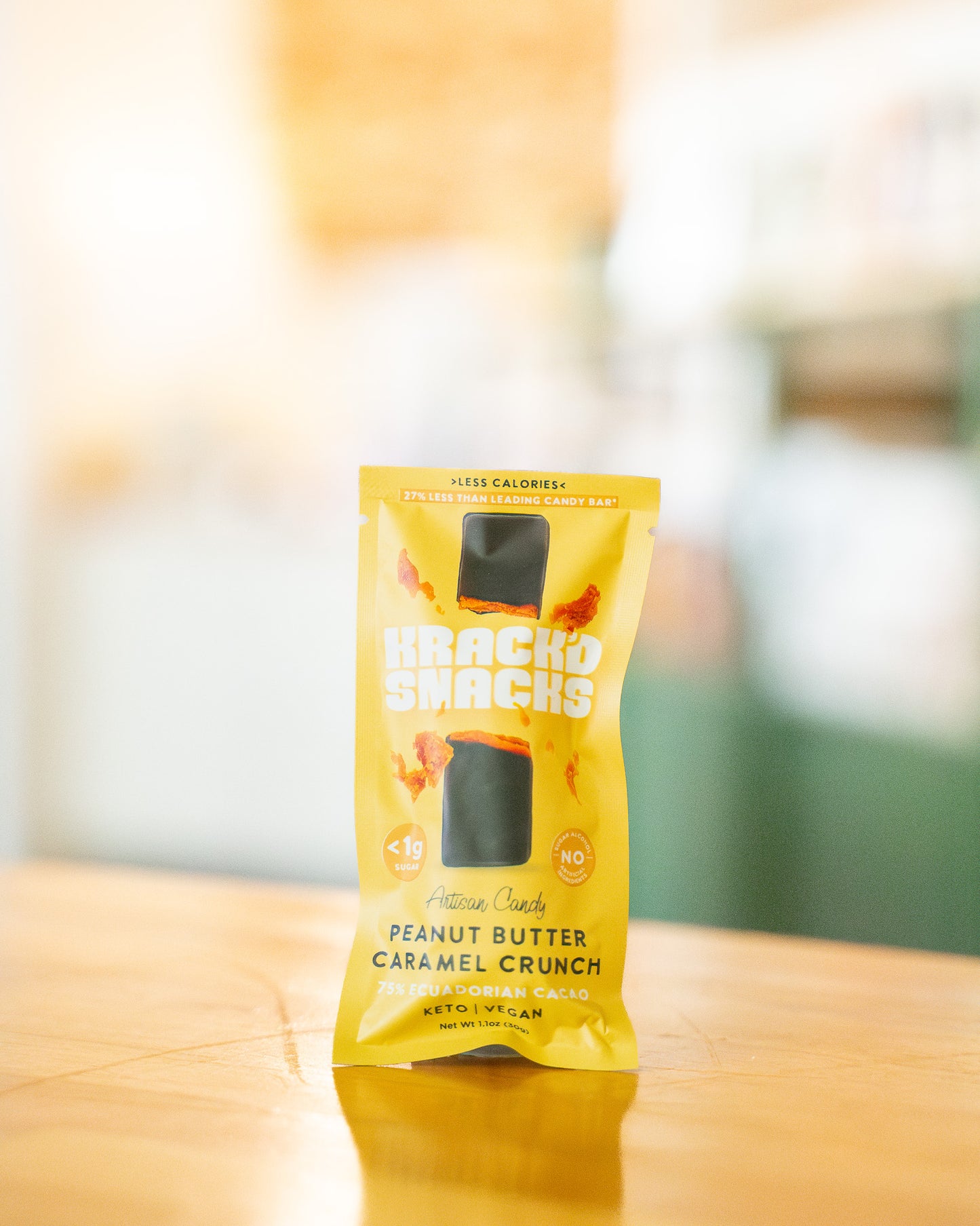 Vegan PB Caramel Crunch Bar