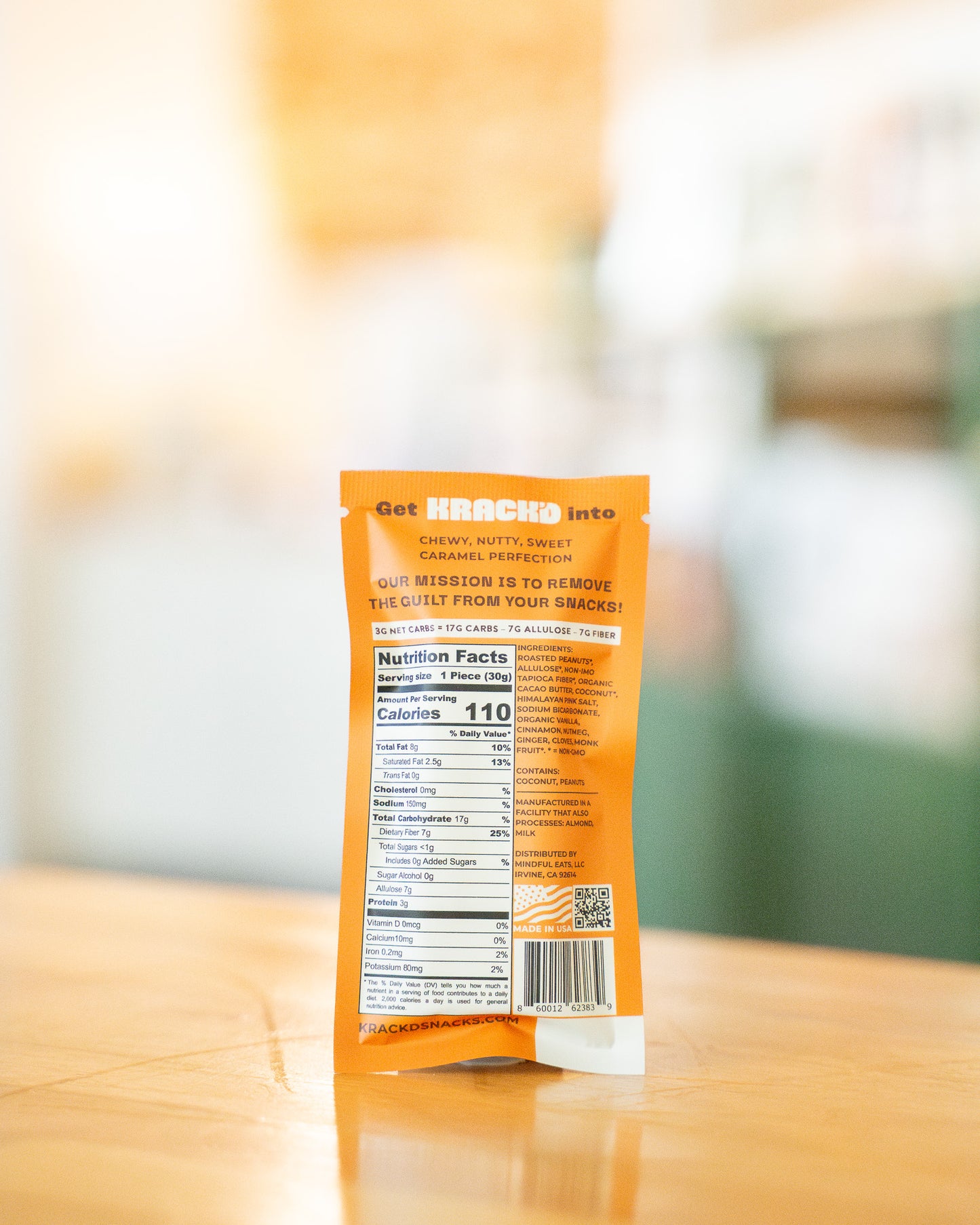 Pumpkin Spice PB Caramel Crunch Bar