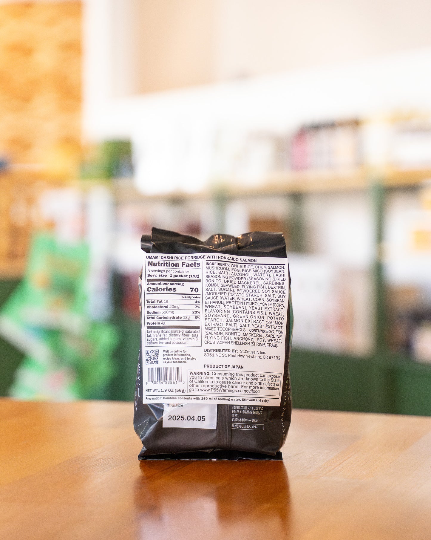 Instant Porridge, Salmon