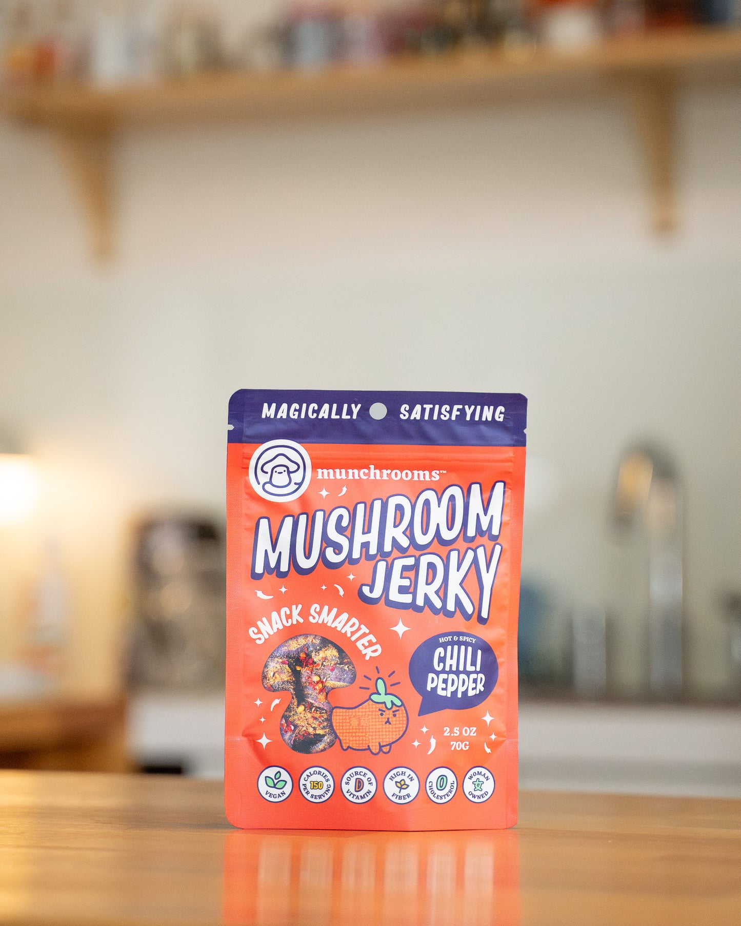 Chili Pepper Mushroom Jerky