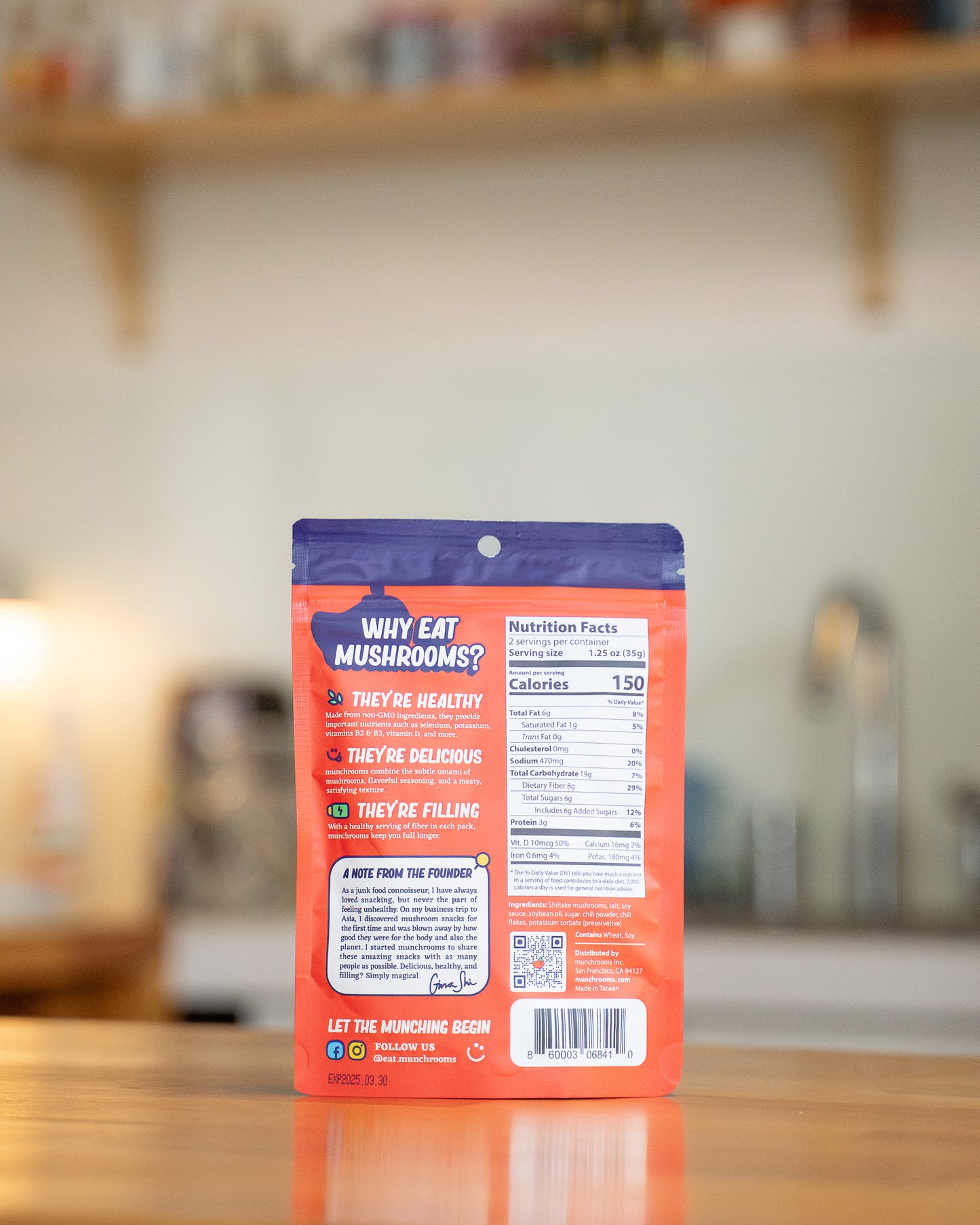 Chili Pepper Mushroom Jerky