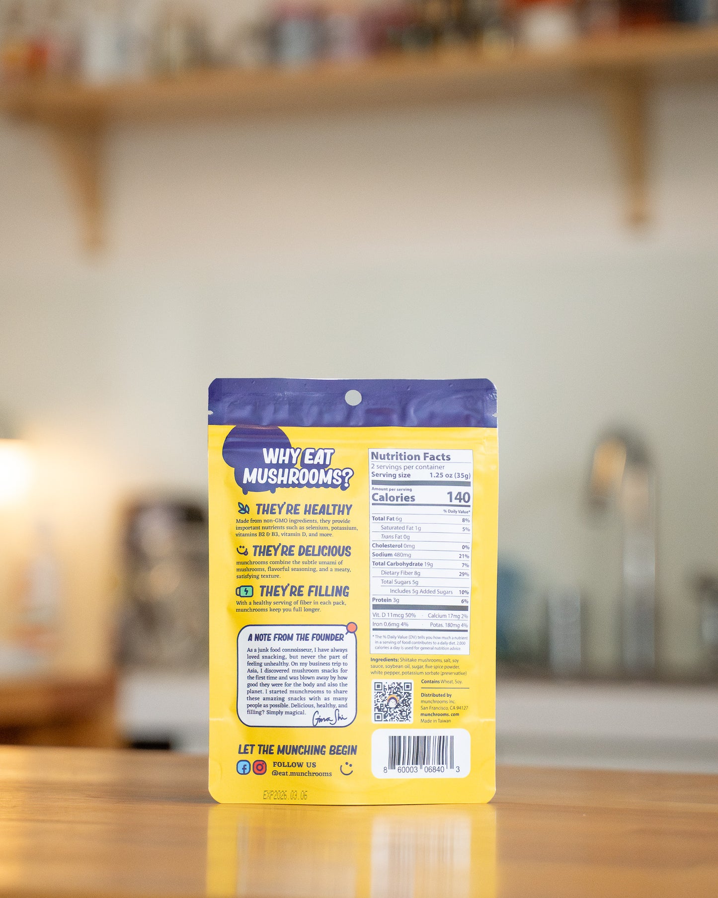 5-Spice Mushroom Jerky