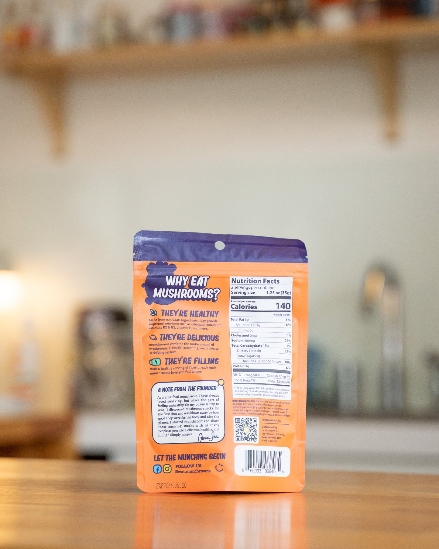 Smoked Teriyaki Mushroom Jerky