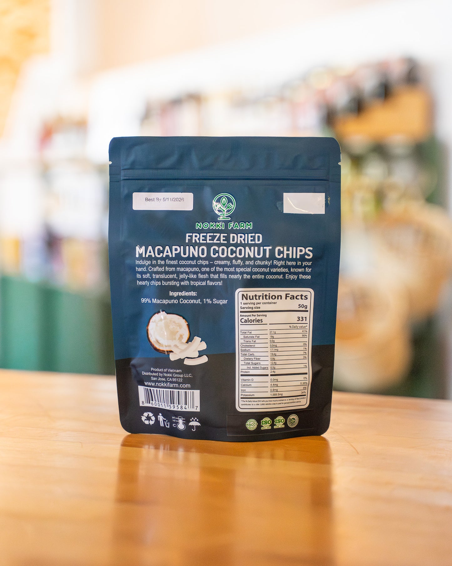 Freeze Dried Macapuno Coconut Chips