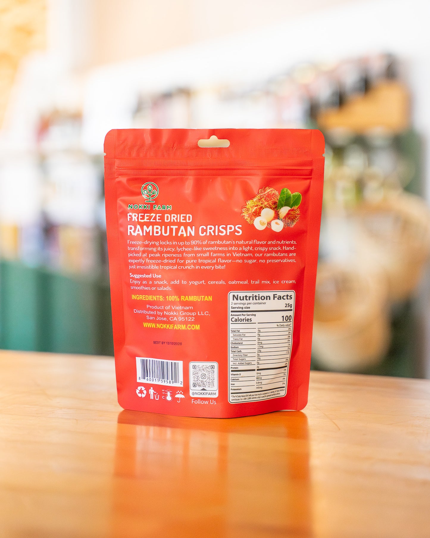 Freeze Dried Rambutan
