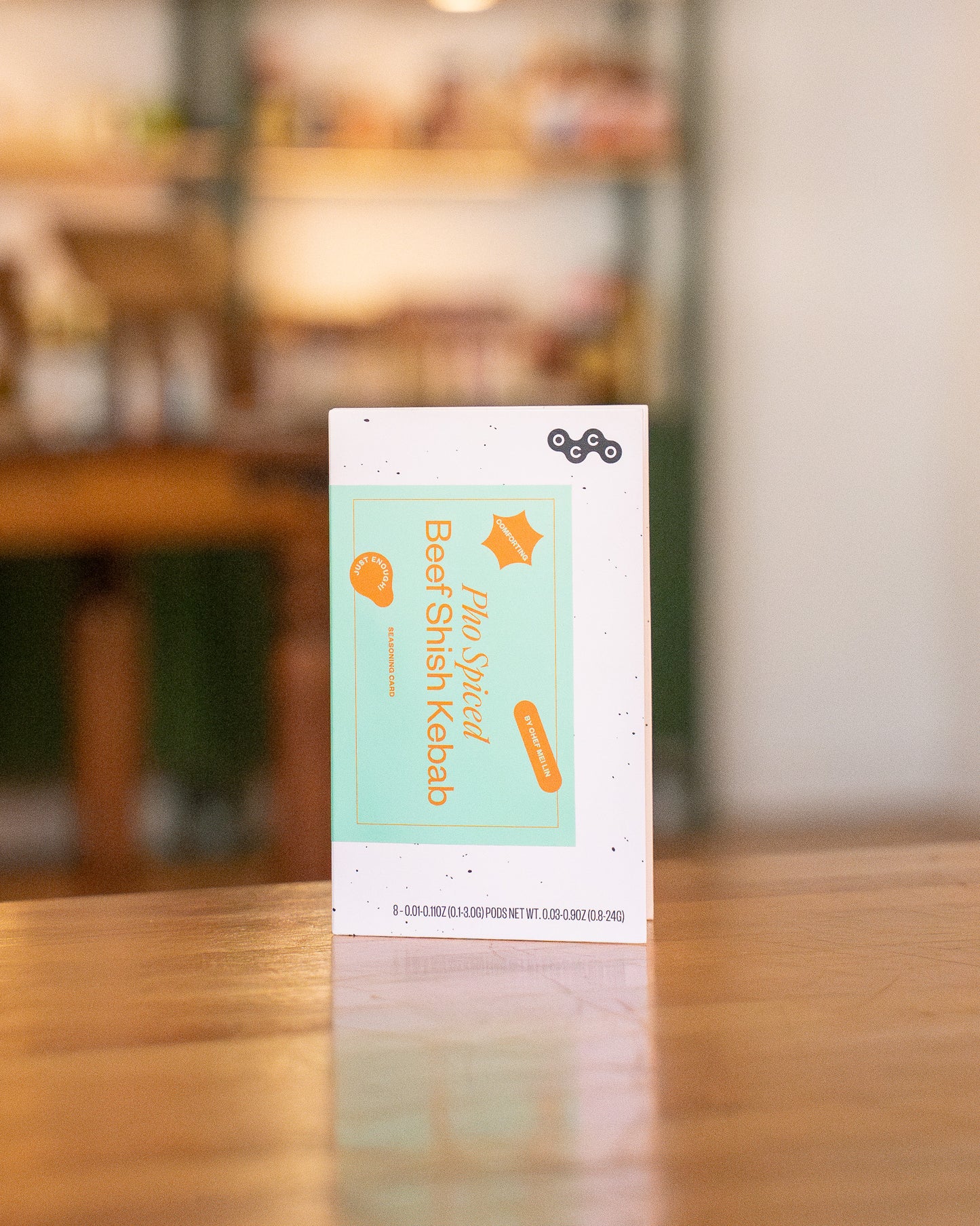 Pho Spiced Beef Shish Kebab Seasoning Card