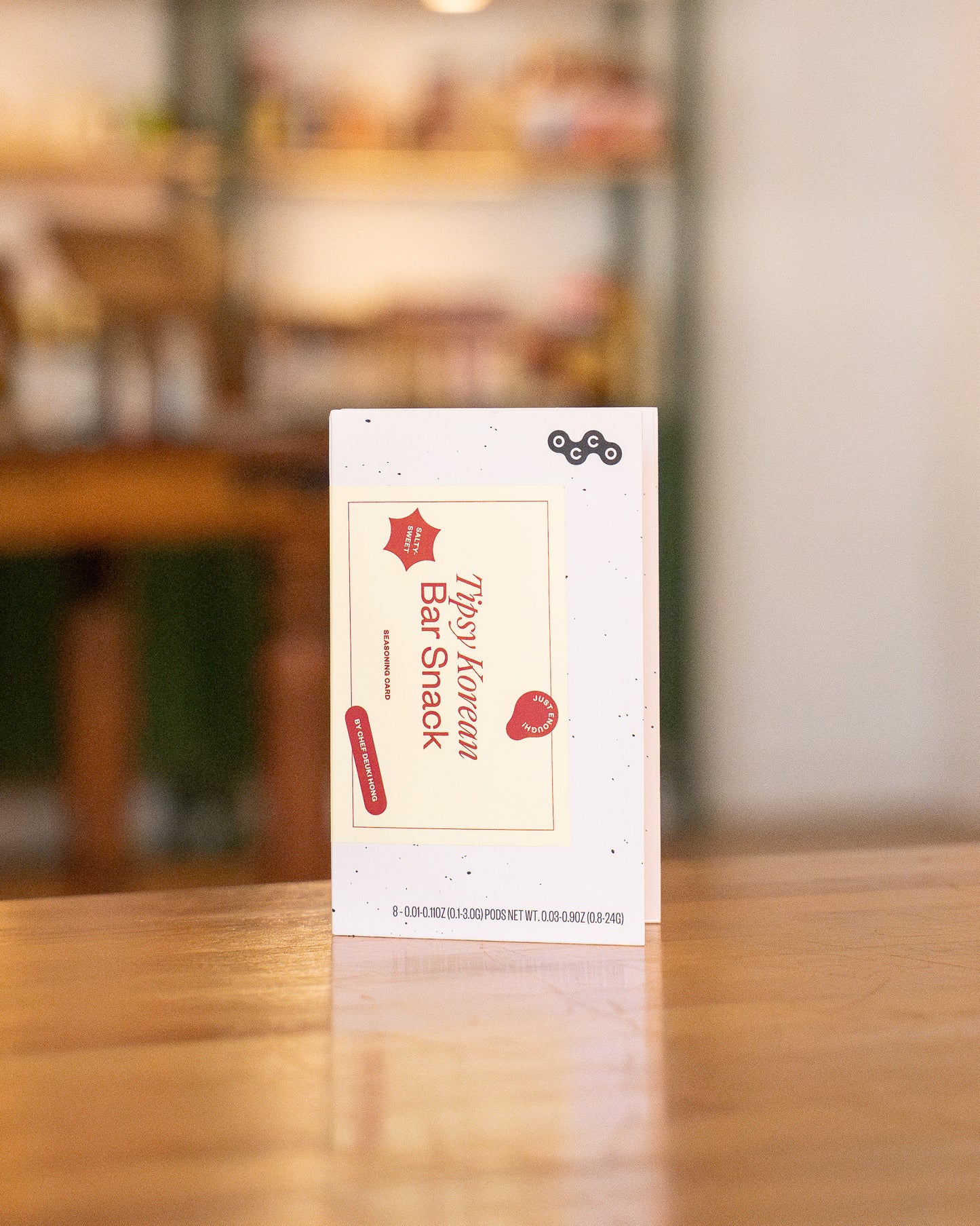 Tipsy Korean Bar Snack Seasoning Card