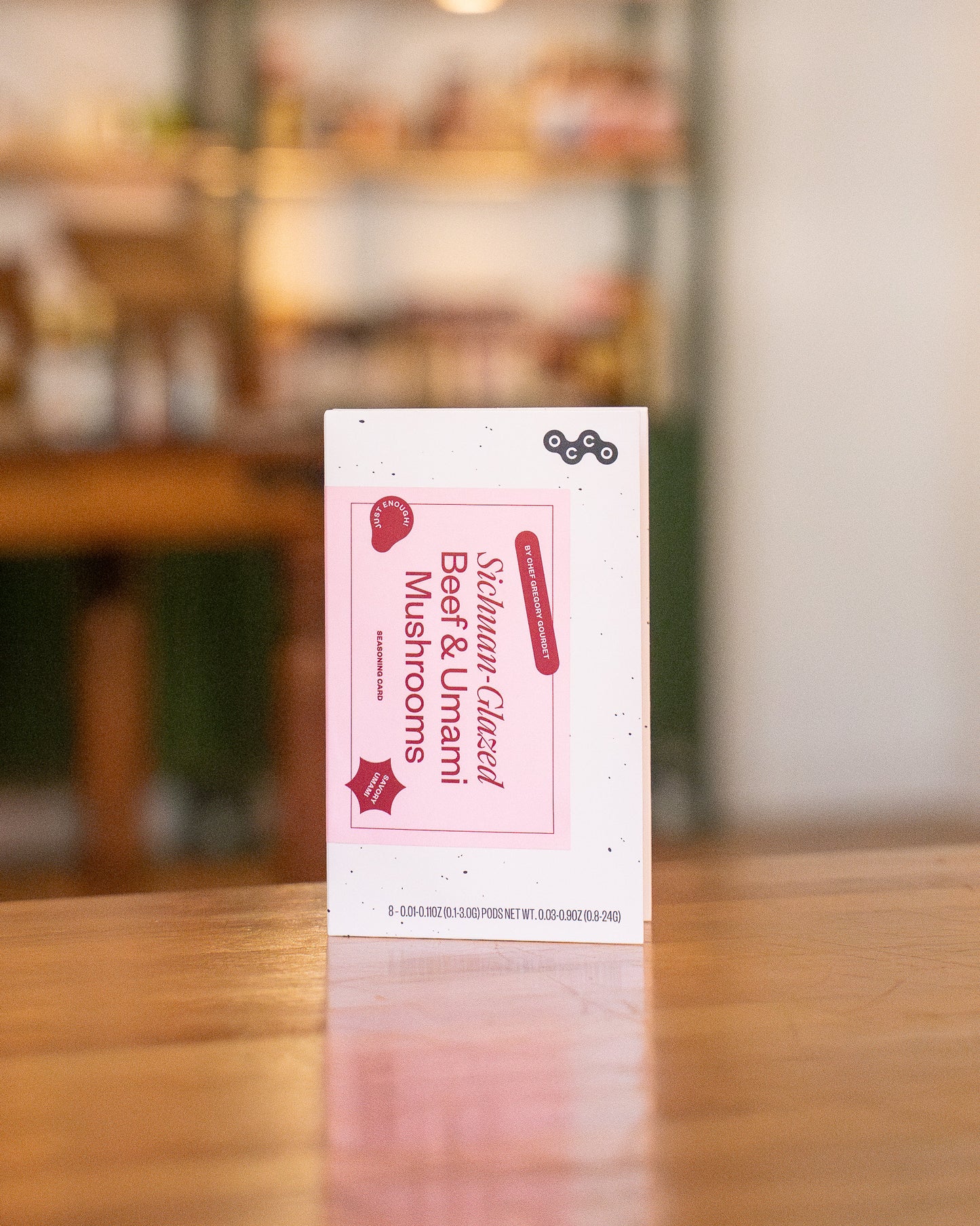 Sichuan-Glazed Beef & Umami Mushrooms Seasoning Card