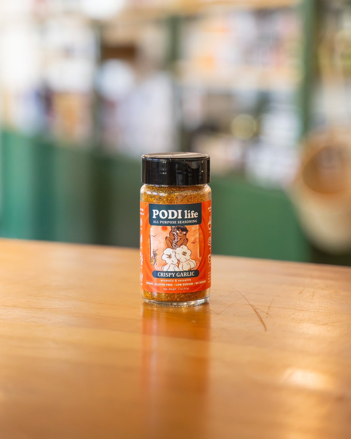 Podi, Crispy Garlic