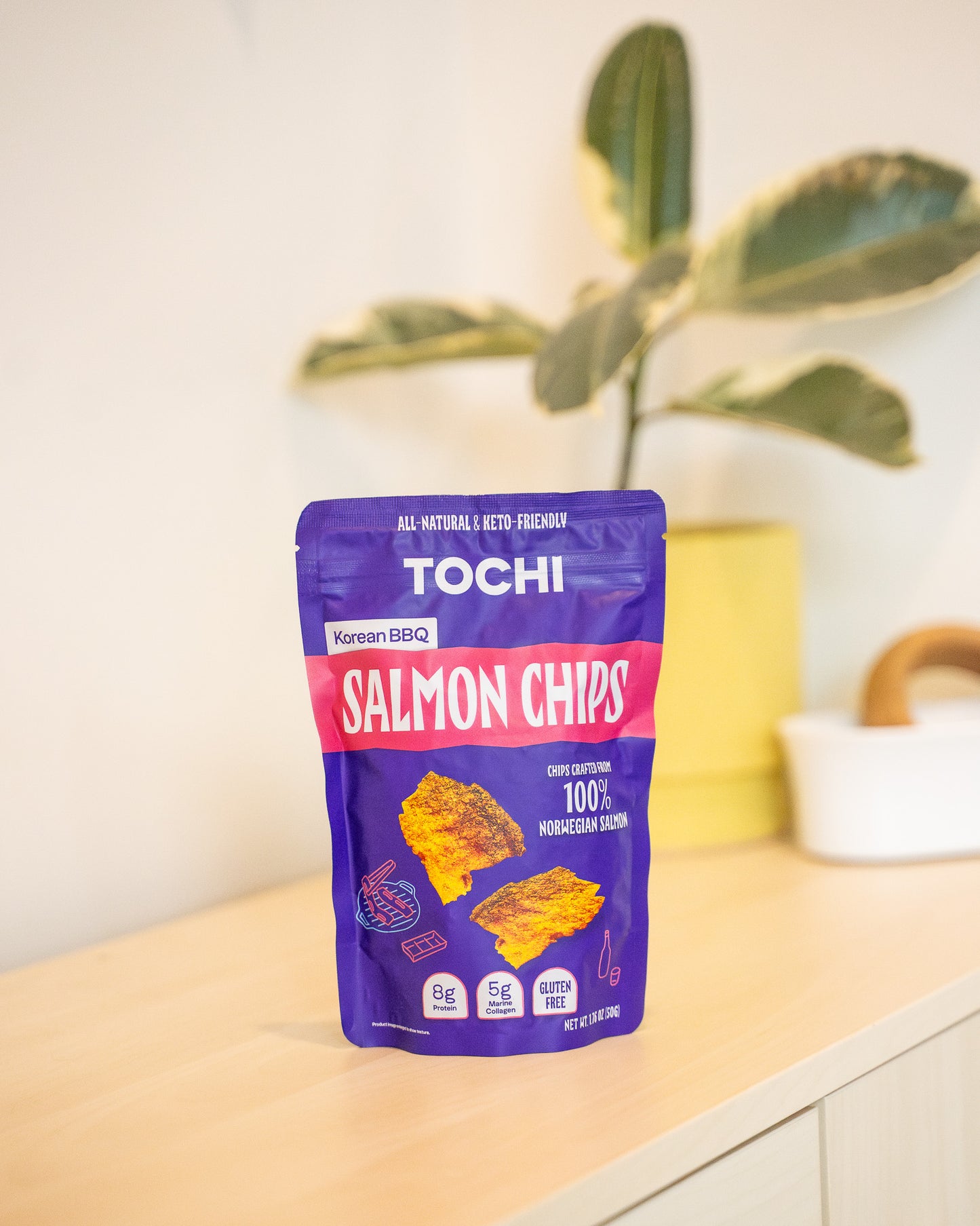 Salmon Chips, Korean Bbq