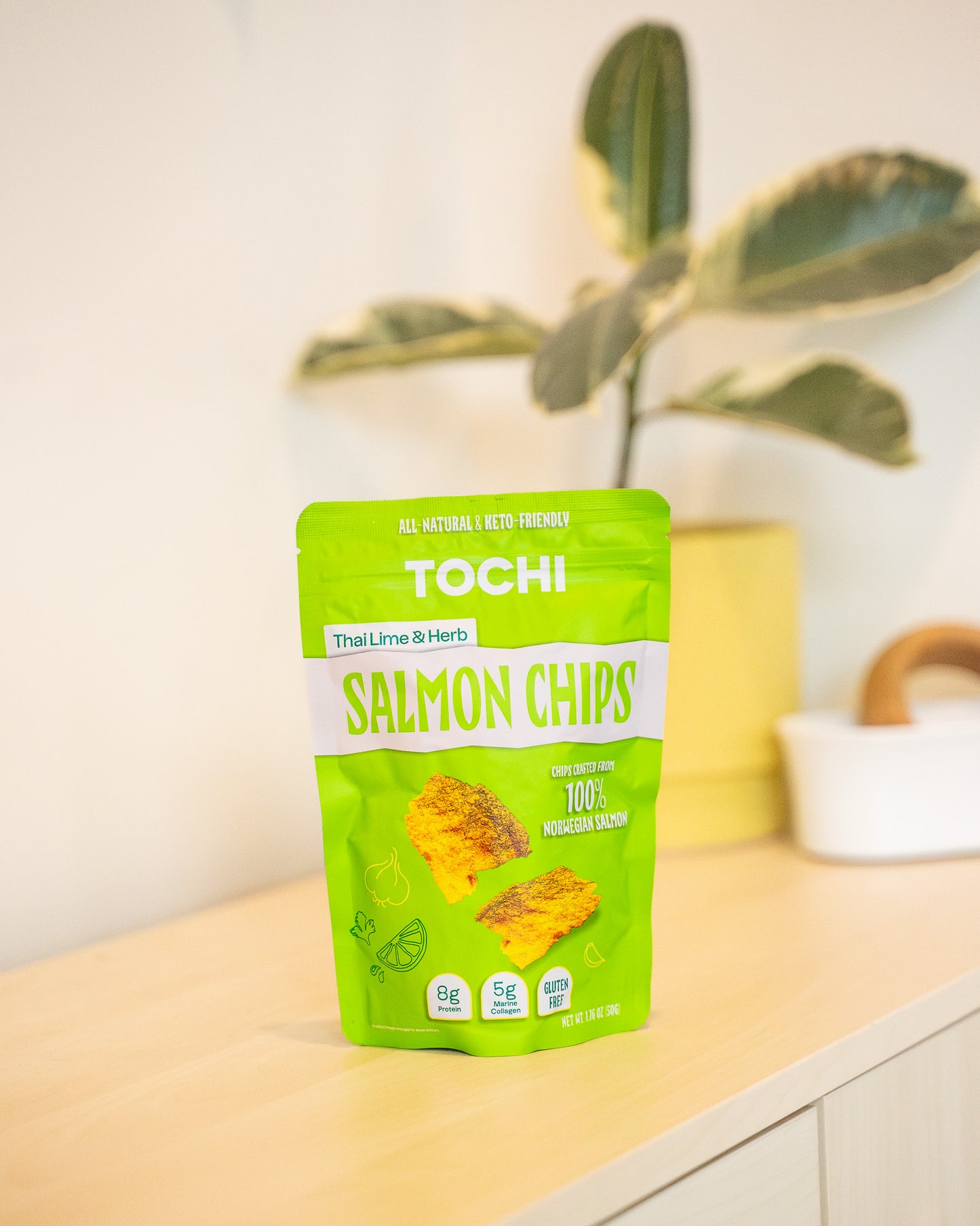 Salmon Chips, Thai Lime & Herb