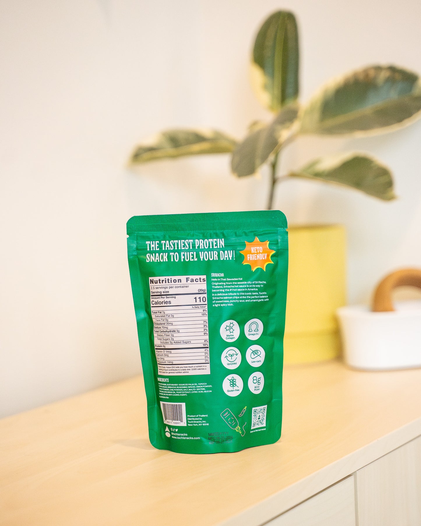 Salmon Chips, Sriracha