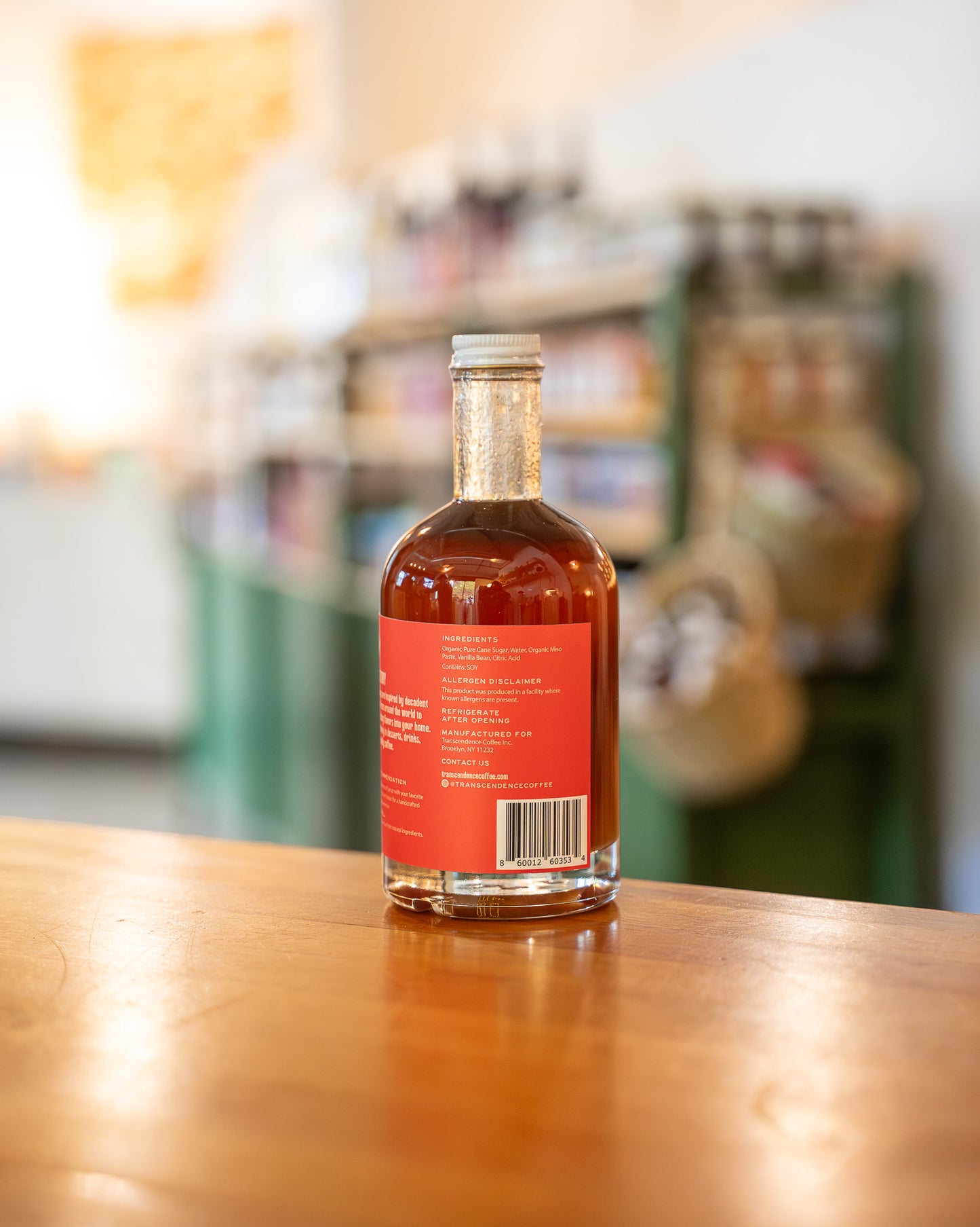 Miso Salted Caramel Syrup
