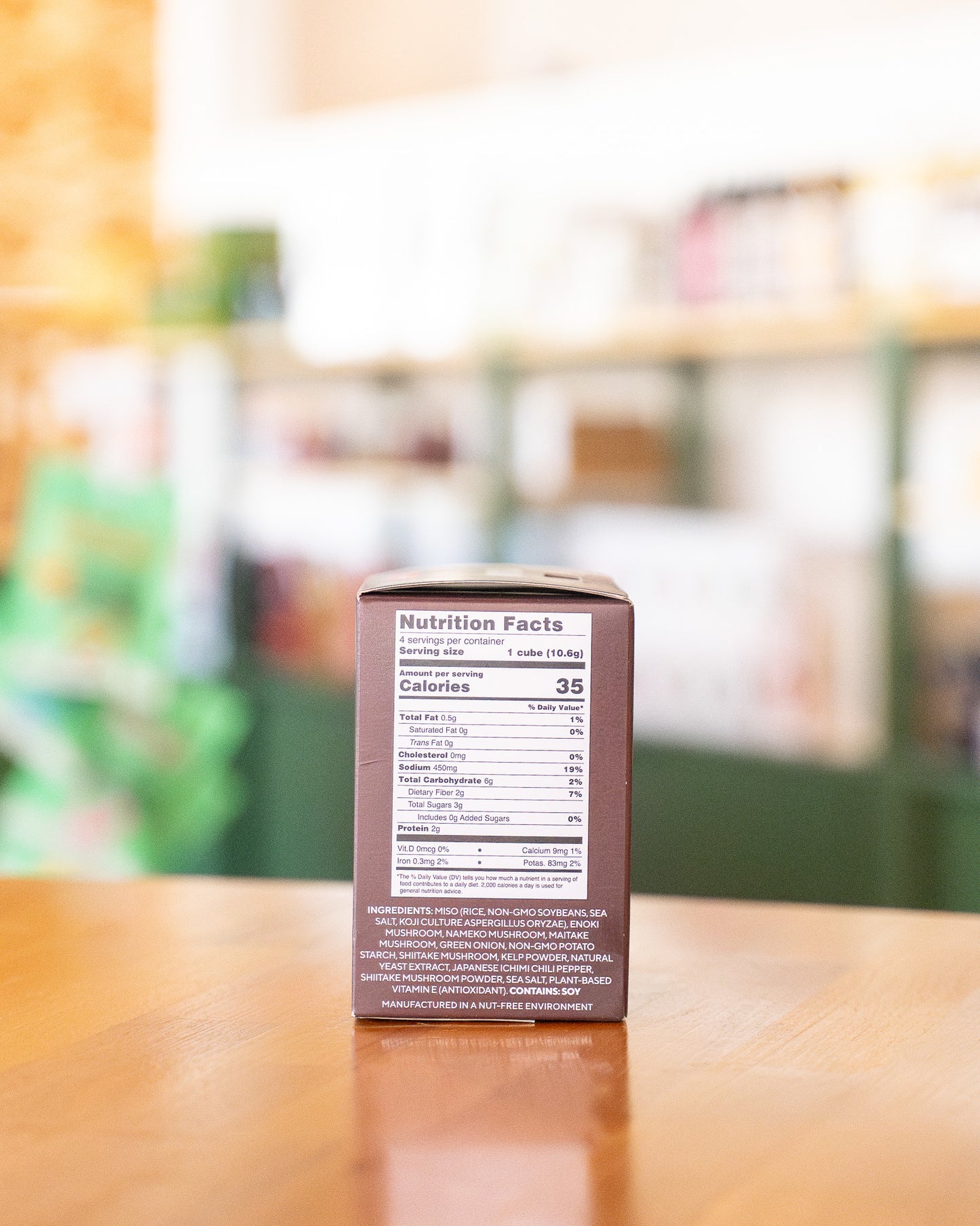 Red Miso Soup with Spicy Mushrooms