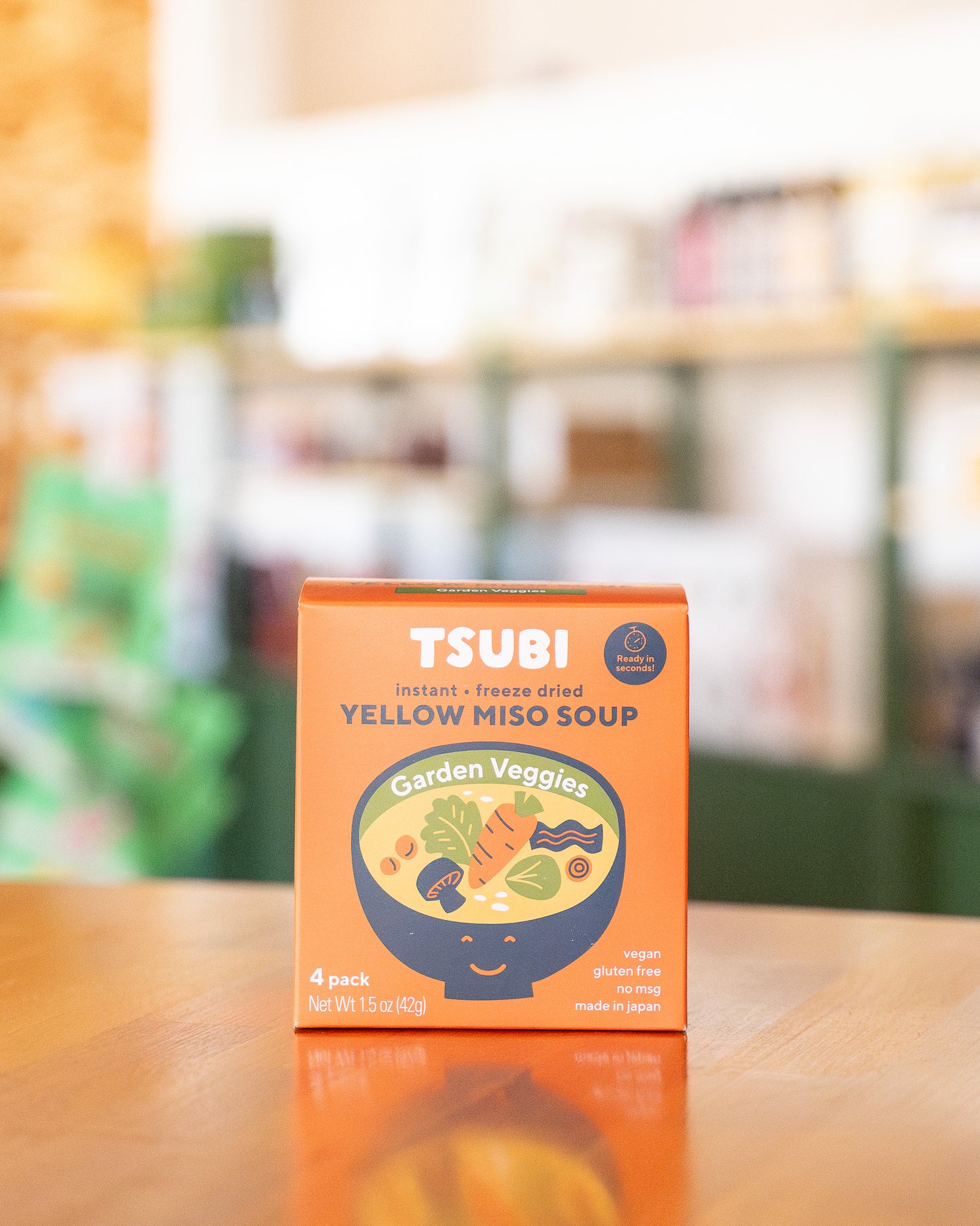 Yellow Miso Soup with Garden Veggies