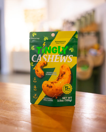 Tingly Vegetable Tingly Mala Sichuan Pepper Cashews – Mixed Pantry