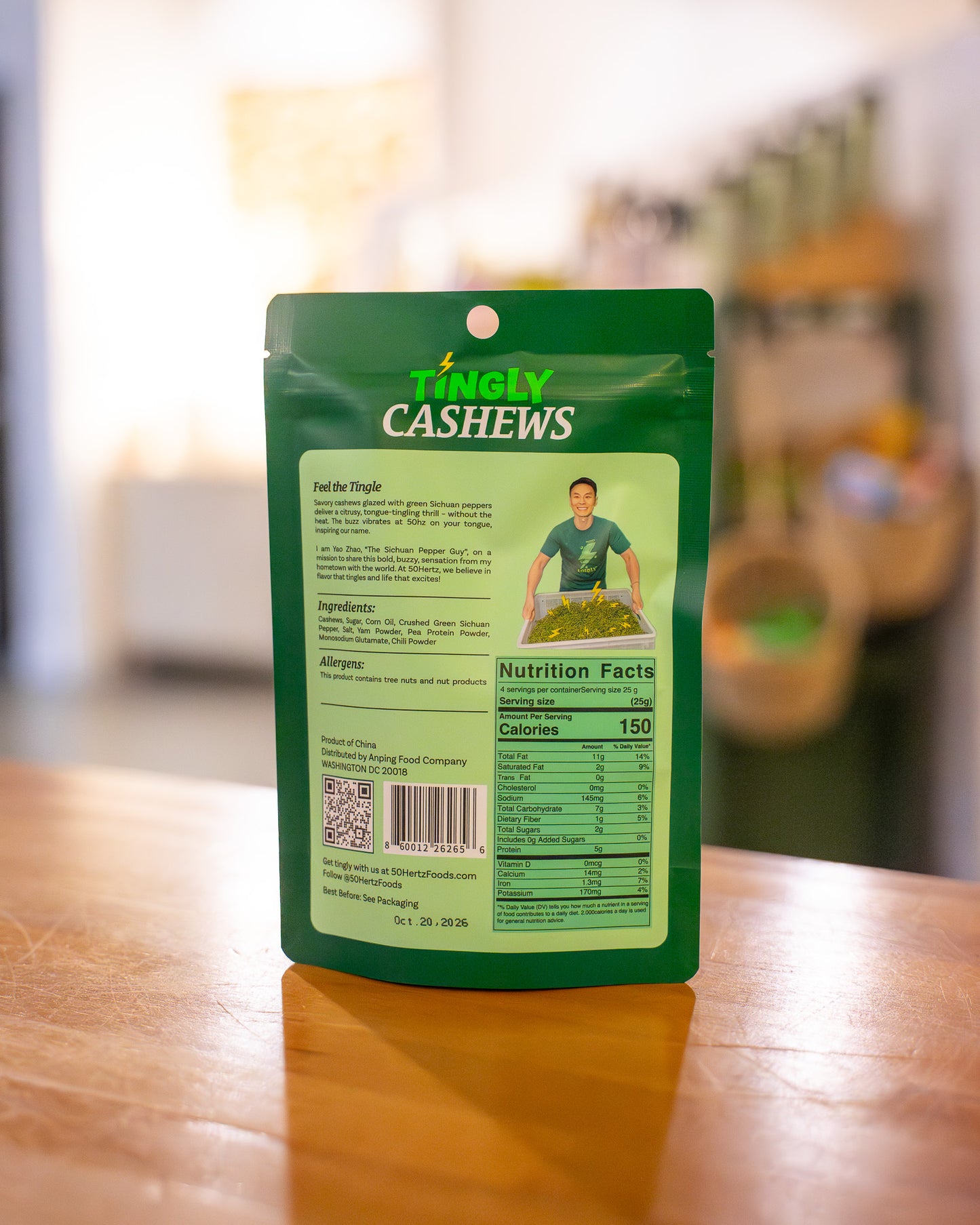 Tingly Mala Sichuan Pepper Cashews