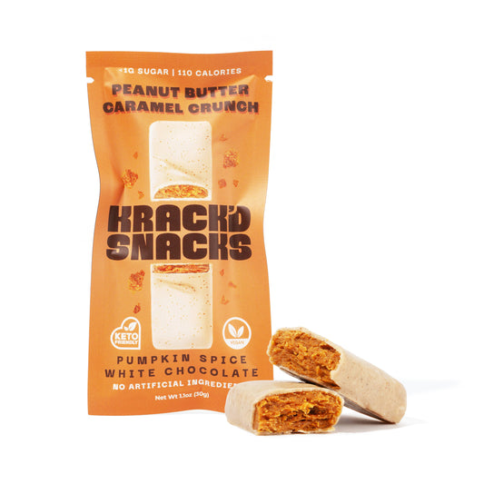 Pumpkin Spice PB Caramel Crunch Bar