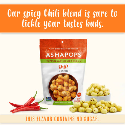 Popped Water Lily Seeds, Chili Lime