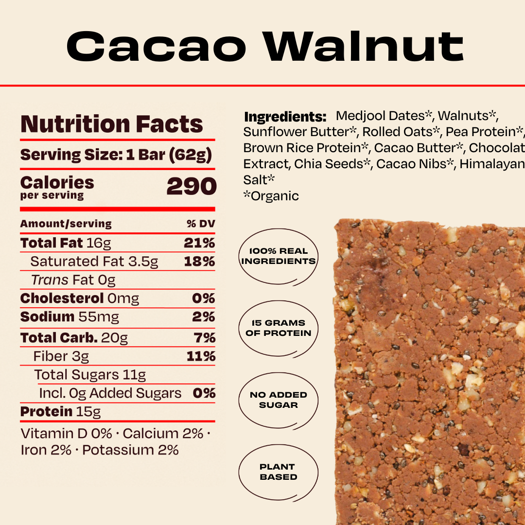 Protein Bars, Walnut Brownie
