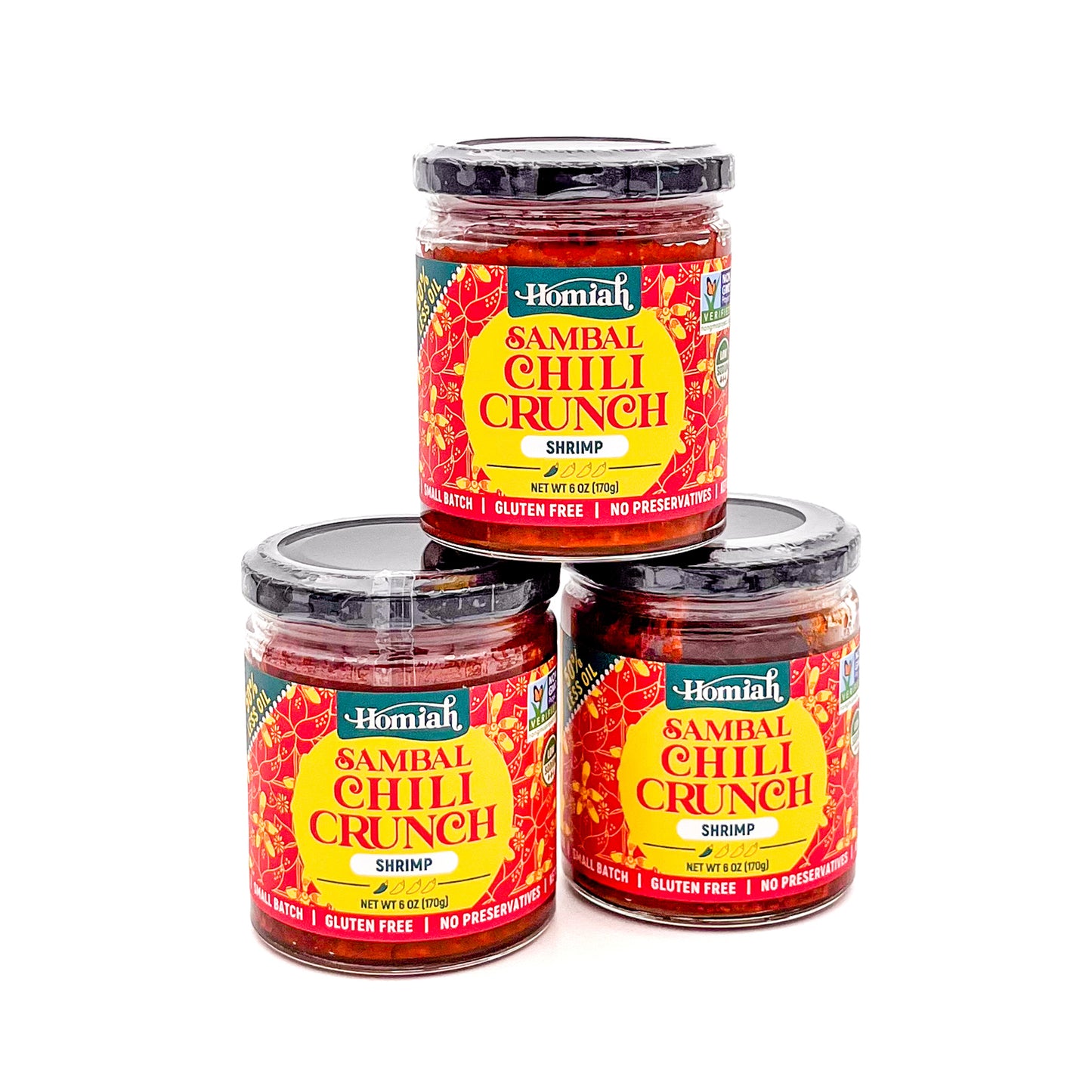 Sambal Chili Crunch, Shrimp (6oz)