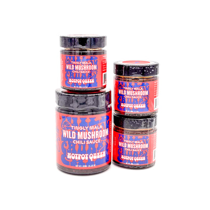 Tingly Mala Wild Mushroom Chili Sauce, Mini