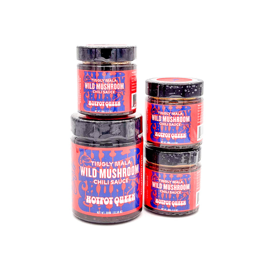 Tingly Mala Wild Mushroom Chili Sauce, Mini