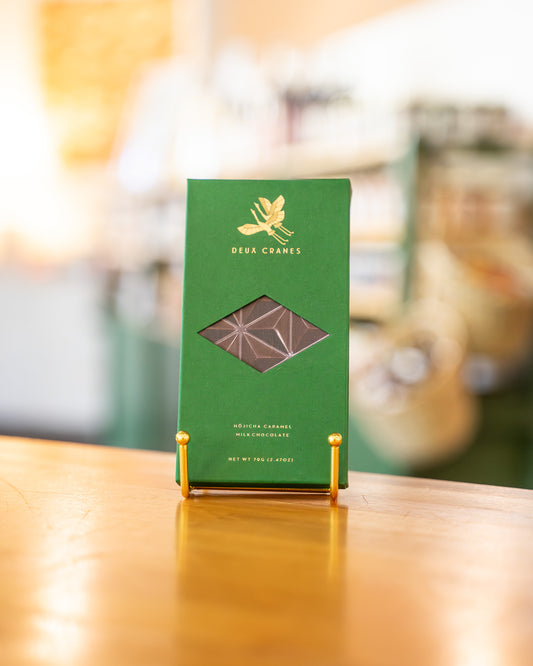 Hojicha Caramel Milk Chocolate Bar