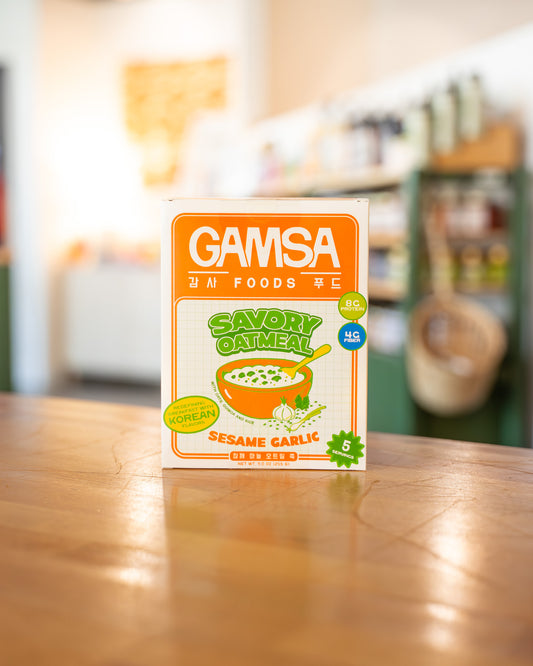 Sesame Garlic Savory Oatmeal