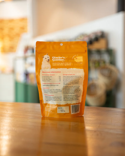 Goat Milk Dog Treats, Banana & Peanut