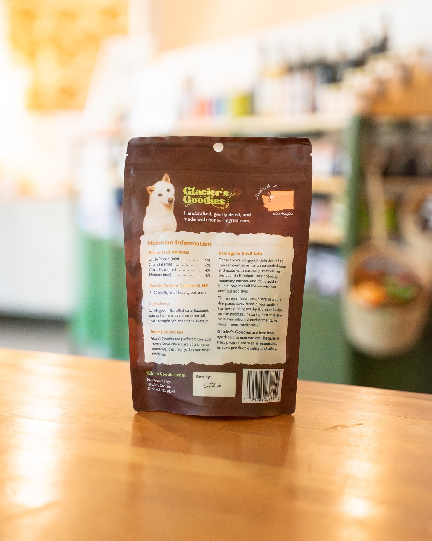 Goat Milk Dog Treats, Carob (7oz)