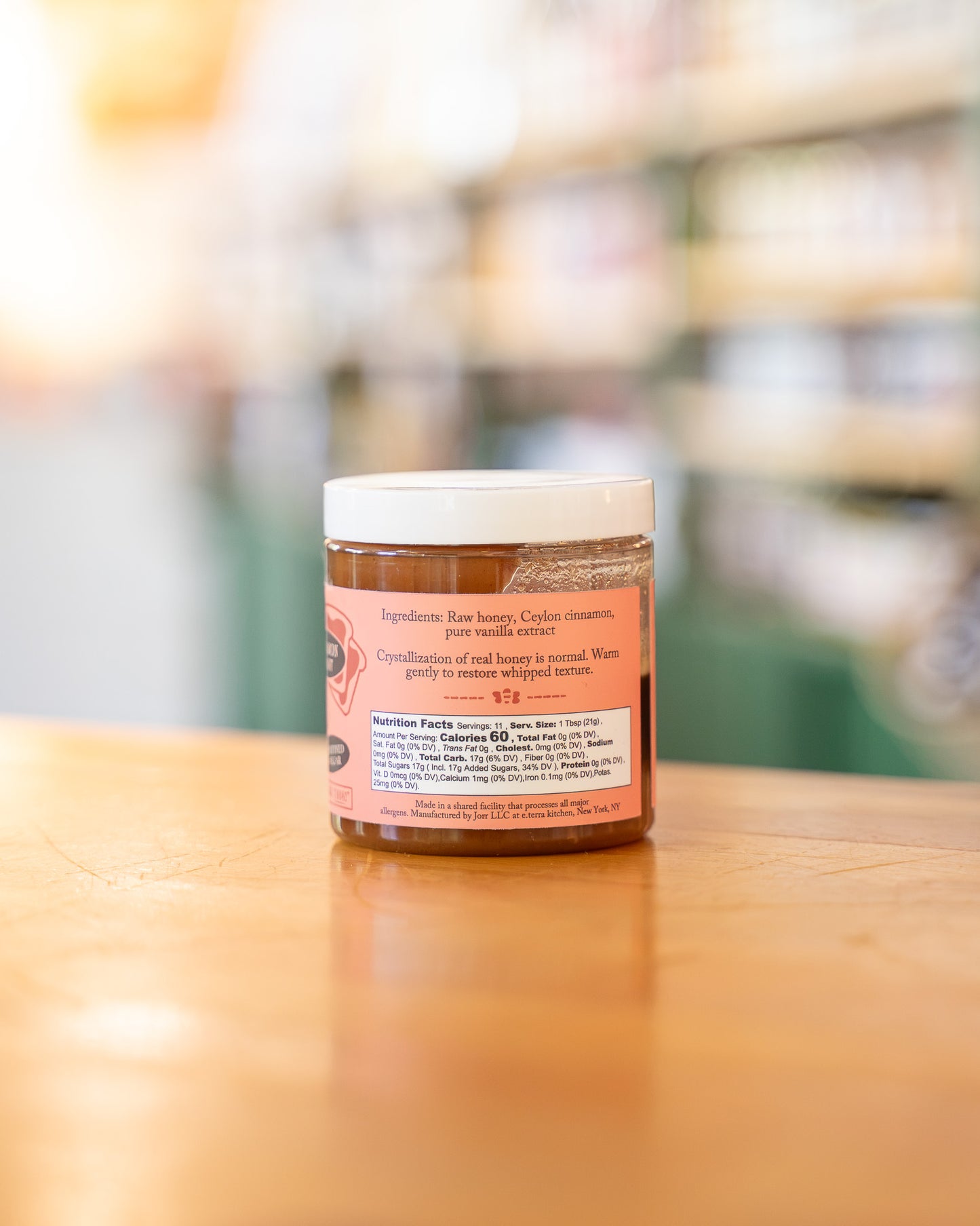 Raw Honey Spread, Cinnamon Toast