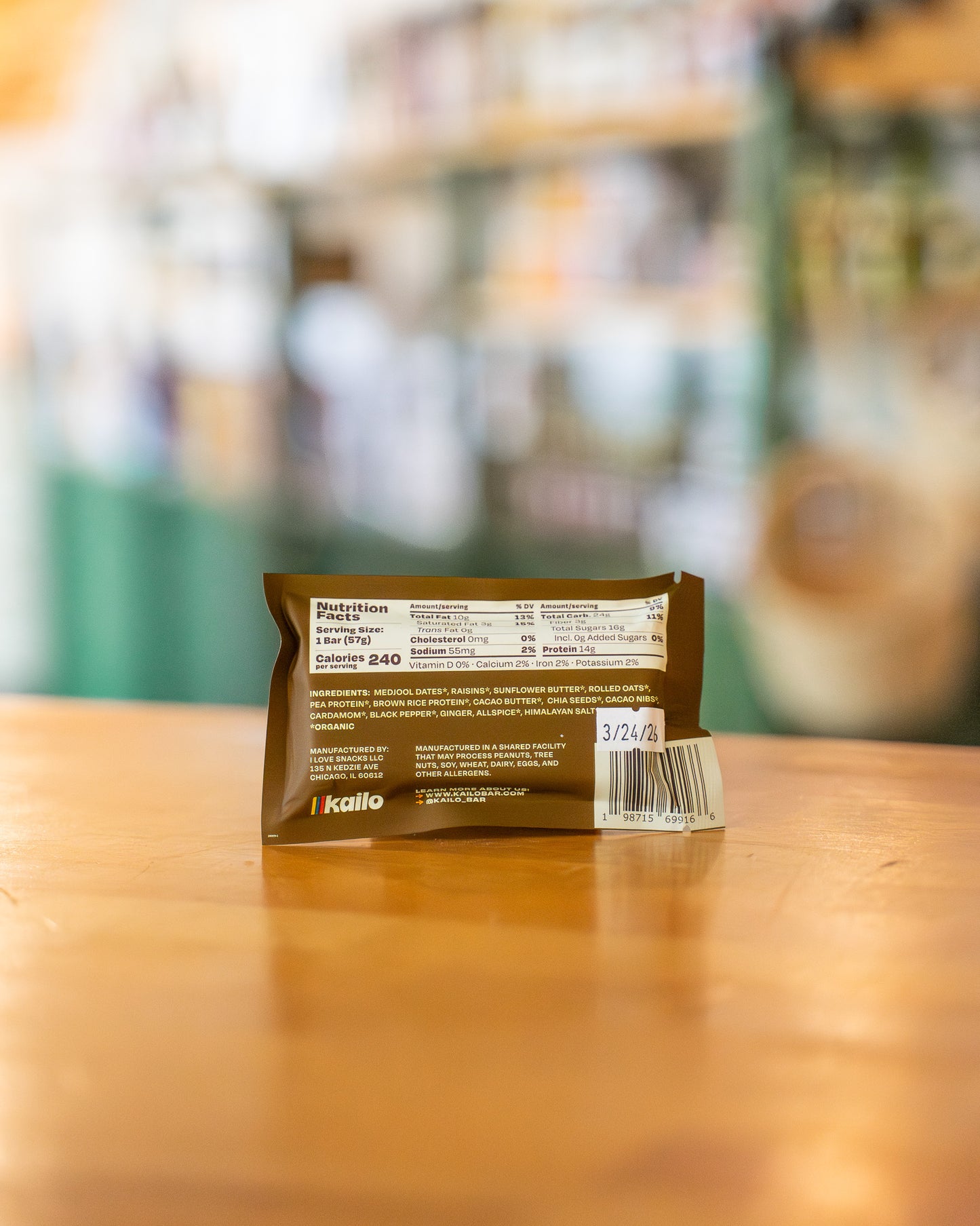 Protein Bars, Oatmeal Chai