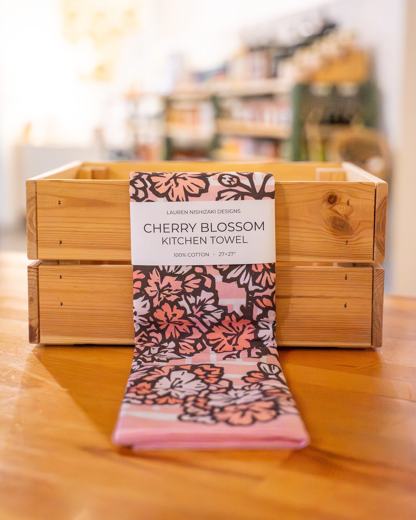 Cherry Blossom Kitchen Towel