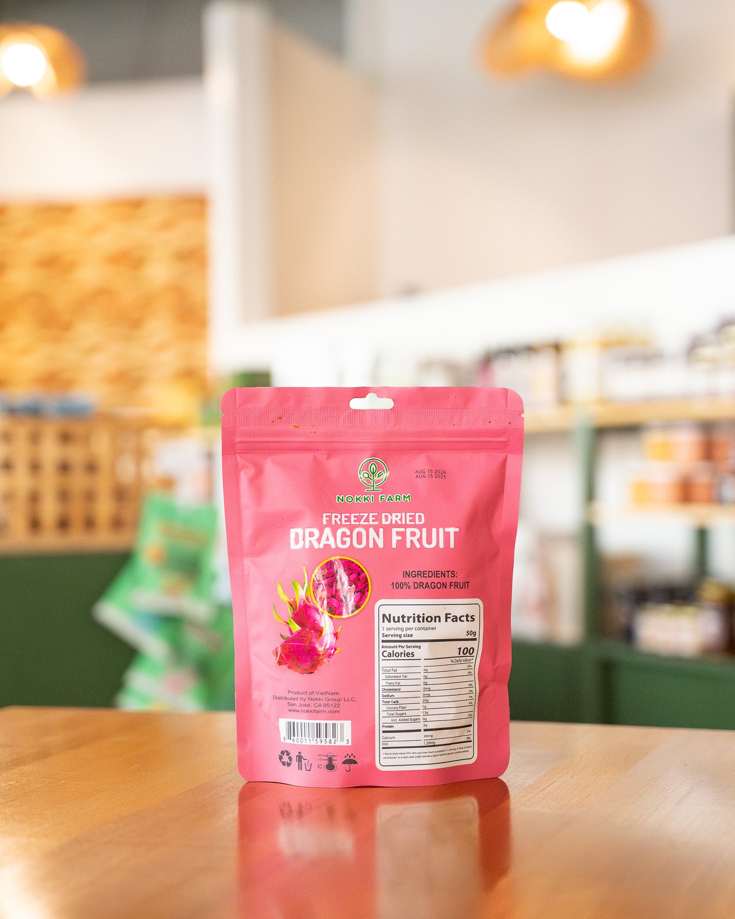 Freeze Dried Dragon Fruit